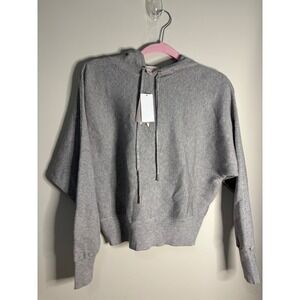 Philosophy Republic Clothing Women's Gray Ribbed Dolman Sleeve Hoodie XL